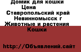 Домик для кошки › Цена ­ 1 000 - Ставропольский край, Невинномысск г. Животные и растения » Кошки   